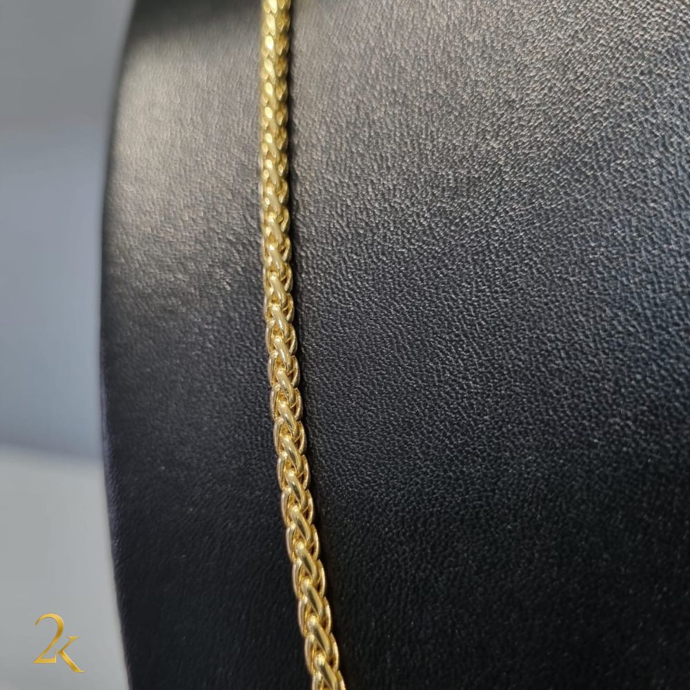 Corrente Peruana 3mm - Banhada a Ouro 18k