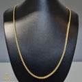 Corrente Peruana 3mm - Banhada a Ouro 18k