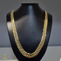 Corrente Grumet Dupla 13mm - Banhada a Ouro 18k