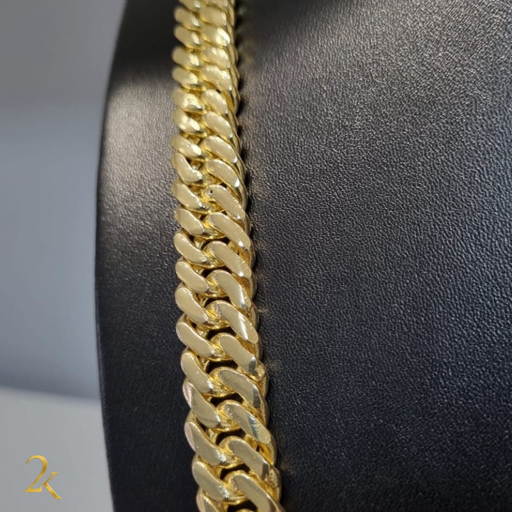 Corrente Grumet Dupla 13mm - Banhada a Ouro 18k