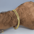 Pulseira Imperador 8mm - Banhada a Ouro 18k