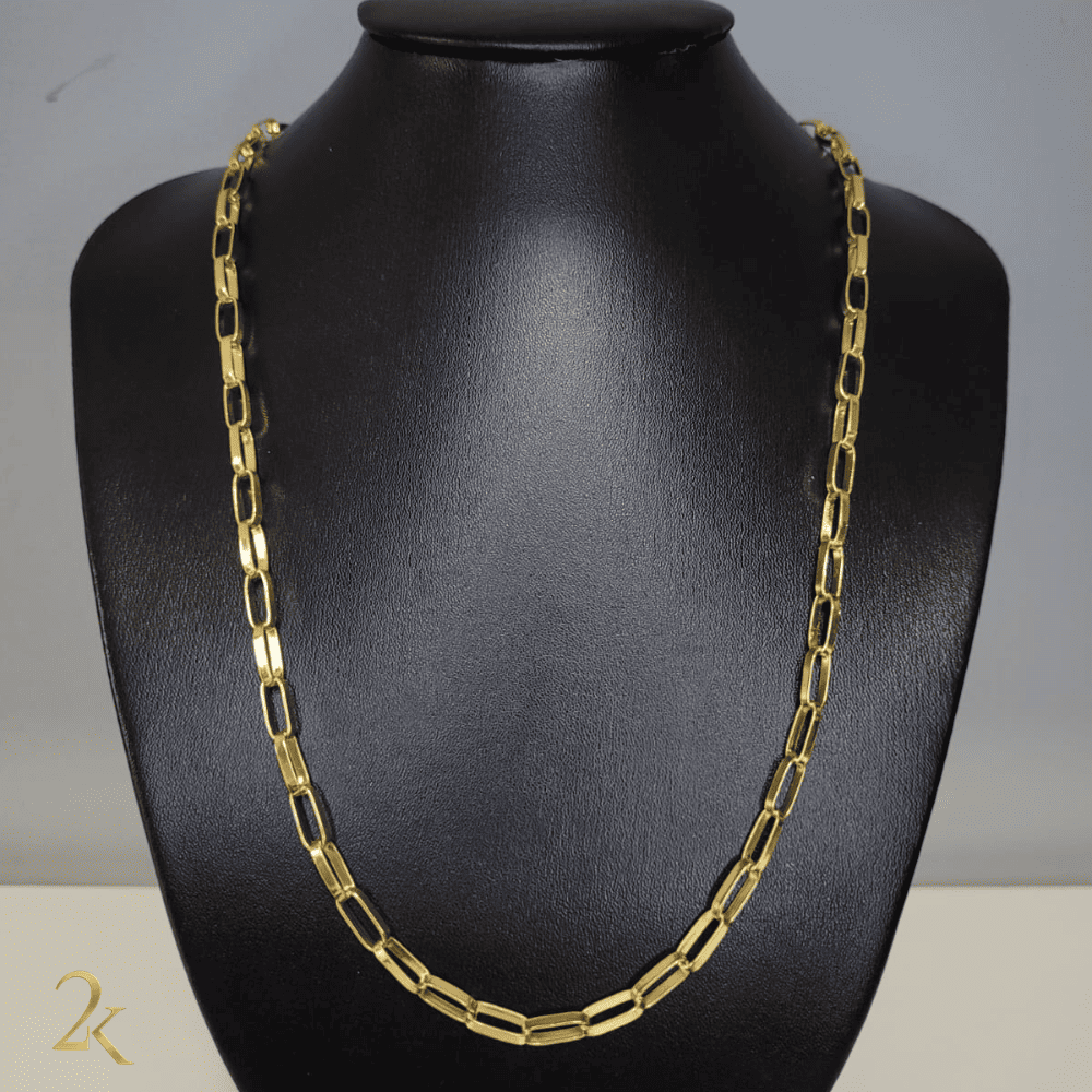 Corrente Cartie 6mm - Banhada a Ouro 18k