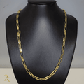 Corrente Cartie 6mm - Banhada a Ouro 18k