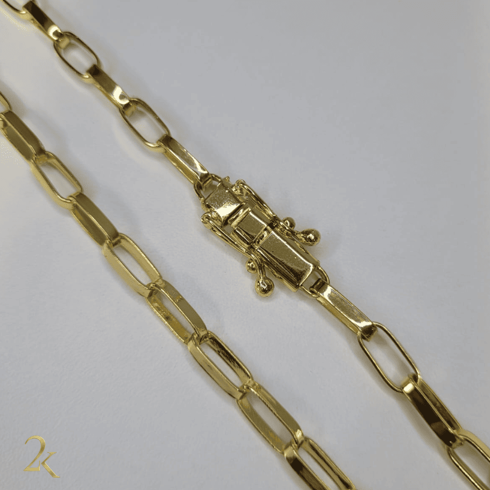 Corrente Cartie 6mm - Banhada a Ouro 18k