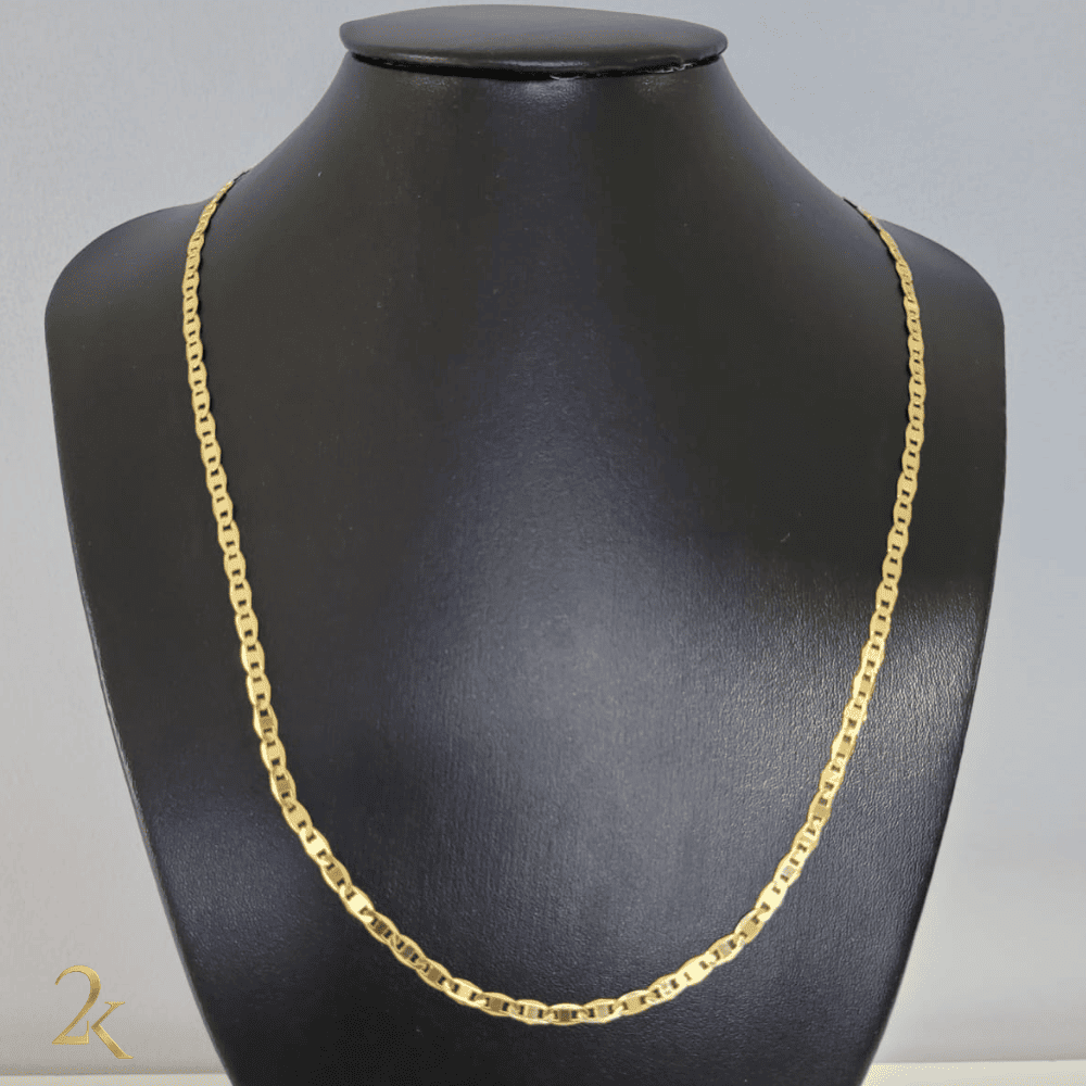 Corrente Piastrine 4mm - Banhada a Ouro 18k