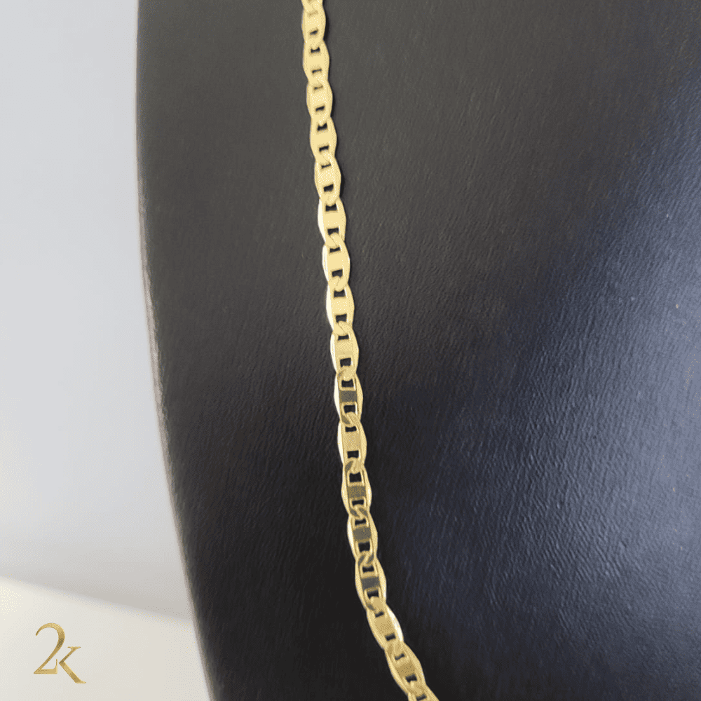 Corrente Piastrine 4mm - Banhada a Ouro 18k