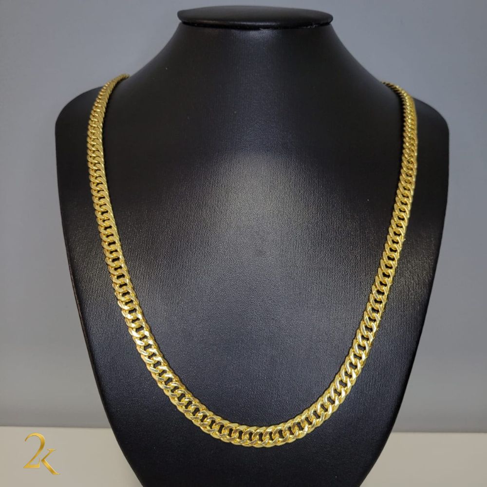 Corrente Grumet Dupla 8mm - Banhada a Ouro 18k