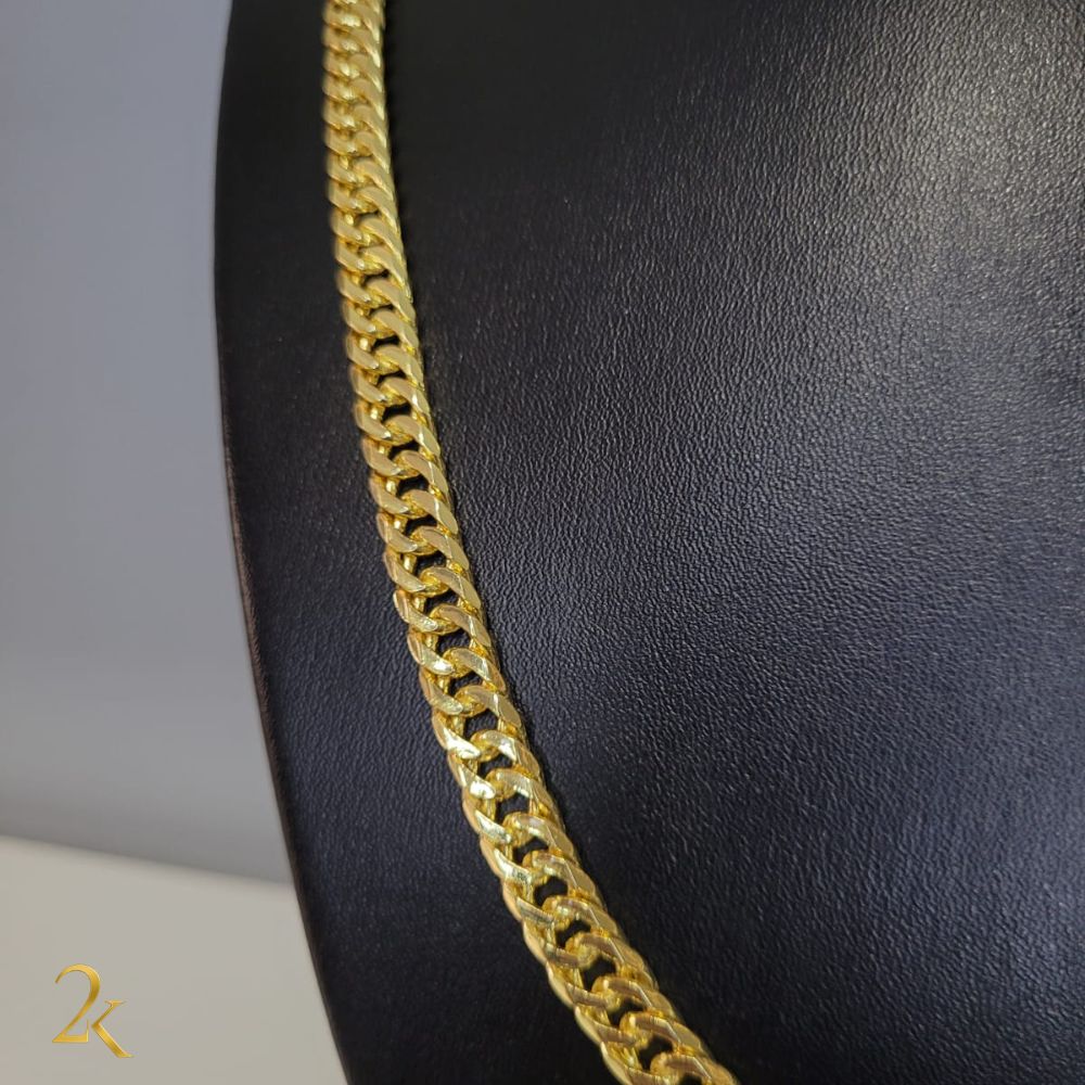 Corrente Grumet Dupla 8mm - Banhada a Ouro 18k