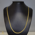 Corrente Grumet Dupla 3mm - Banhada a Ouro 18k