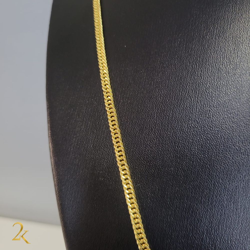 Corrente Grumet Dupla 3mm - Banhada a Ouro 18k