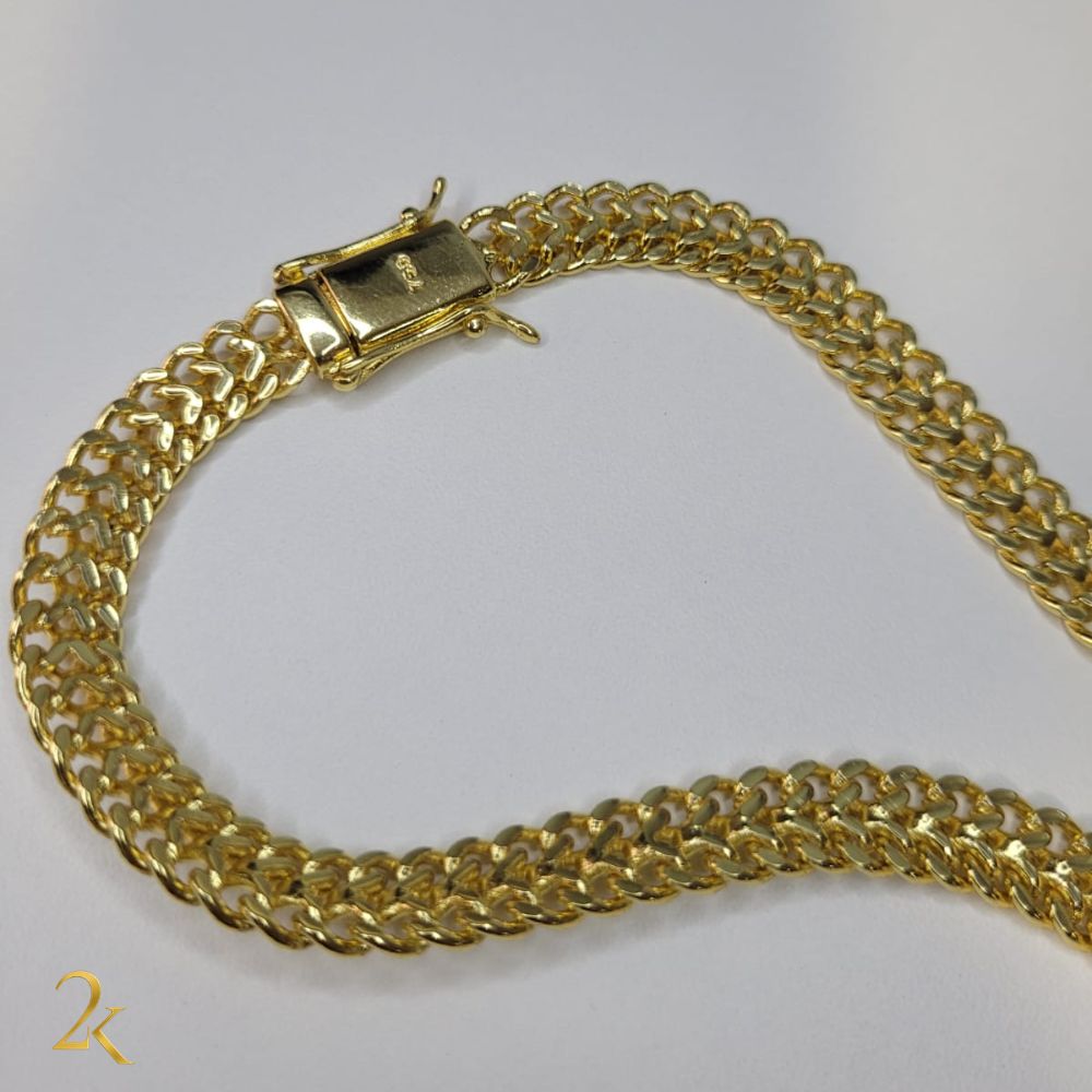 Corrente Imperador 8mm - Banhado a Ouro 18k