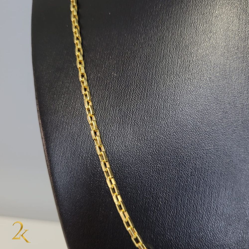 Corrente Tijolinho 2mm - Banhada a Ouro 18k