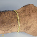 Pulseira Grumet Dupla 3mm - Banhada a Ouro 18k