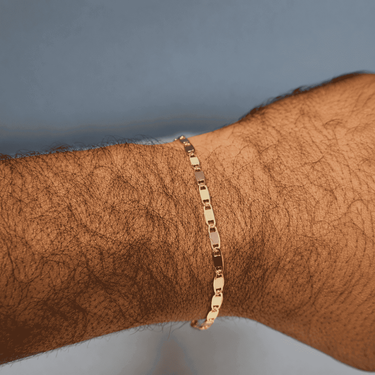 Pulseira Piastrine 4mm - Banhada a Ouro 18k